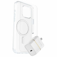 OtterBox Protection&Power Kit (Symmetry Clear MagSafe with Glass & Wall Charger 30W White) iPhone 16 Pro Max - Clear-Drop+ | 3X as many drops as military standard (MIL-STD-810G 516.6)