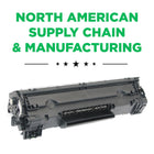 CIG HP 35A Remanufactured Toner Cartridge - Standard Yield - Black-2-year warranty with 100% performance guarantee