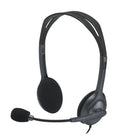 Logitech H111 Over-The-Head Stereo Headset - Black-Enjoy clear audio for music, games and calls