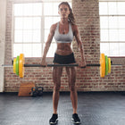 Soozier 44lb Barbell Weight Set-PU coating for protection – it won't damage your floor