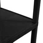 Luxor ENDURA AV 34" H Three-Tier Media Utility Cart with Electric - 24" W x 18" D - Black-Integrated electric capability adds power access to support live presentations and mobile workstation needs