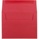 JAM Paper A6 Coloured Invitation Envelopes - 4.75 x 6.5 - Red Recycled - 50 Pack-Colour: Red