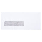 SupremeX Security Commercial Envelopes with Window - Tinted Grey Lining - #9 - 24 lb. - 3-7/8" x 8-7/8" - White - Box of 500-#9 Window Security Envelopess