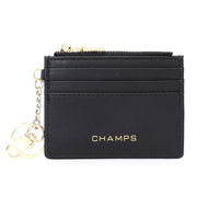 Champs Iconic Keychain Cardholder - Black-RFID Blocking Card Holder