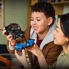 LEGO Speed Champions Jaguar Project 7 & Land Rover Defender-Jaguar and Land Rover set to display on a shelf, desk or bedside table