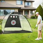 Soozier Golf Net for Backyard Driving - 10' x 6'-Nylon mesh and 420D Oxford cloth enhance durability significantly
