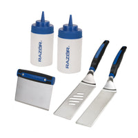 Razor Basic Griddle 5-Piece Set-The Must Have, Perfect Starter Kit For First Time Griddlers