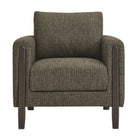 Modway Hawken Boucle Fabric Accent Armchair - Antique Espresso-7