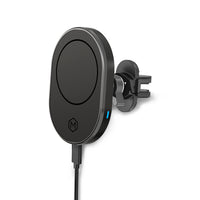 Mighty Mount MagSafe 15W Wireless Charger Mount - Vent Base-MagSafe Compatibility: Perfect fit for iPhone 15, 14, 13, and 12 series – the latest deserves the finest
