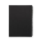 TRU RED Medium Soft Cover Ruled Notebook - Black-Black flexible coated-paper soft cover