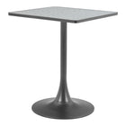 Zuo Spot Bistro Table - Grey/Black-Colour: Grey/Black