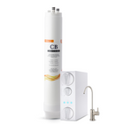 iSpring FCB500 RO500 Carbon Block Replacement Filter Cartridge-Made with premium coconut shell activated carbon block. Further polishes filtered water and enhances the taste of water.