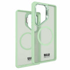 Blu Element Chromatic Kick Compatible with MagSafe for Galaxy S25 - Light Green-Extra camera protection