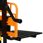 Aosom Kids Ride-On Forklift with Fork and Tray - Yellow-Backrest and anti-rollover device for safety 
