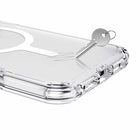 Avana Ice Compatible with MagSafe Case for iPhone 17 Air - Clear-Pineapple leather