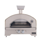 Kucht Napoli Outdoor Portable Propane Pizza Oven - Yellow-High-Quality Manual Control Knobs