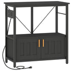 PawHut 20-29 Gallon Fish Tank Stand Aquarium Stand 330 LBS Capacity Black-Supports 20 to 29 gallon tanks with robust steel frame
