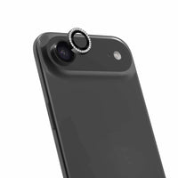 Blu Element Diamond 1 by 1 Lens Protector for iPhone 17 Air Black-Bling Diamond Finish - Sparkling rhinestones reflect light beautifully, making your phone an ultimate eye-catcher