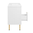 Modway Chaucer 48" Single Sink Bathroom Vanity - White-Assembly Required