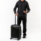 Air Canada Palma 20" Hardside Carry-On Spinner Luggage - Black-Integrated 3-digit TSA lock