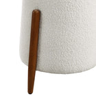 Modway Riven Upholstered Boucle Fabric Ottoman - Cloud-8
