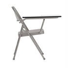 Flash Furniture Premium Steel Folding Chair with Right Handed Tablet Arm-22mm x 1.2mm Round Steel Pipe Frame