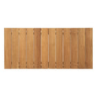 Modway Bayport Outdoor Patio Teak Coffee Table - Natural-Planked wood top