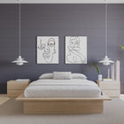 Nexera Malibu Bed Frame - Queen Size - Natural Blonde Oak-Easy Assembly and Delivery: Hassle-free assembly, doorstep delivery for a convenient bedroom upgrade