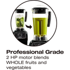 Salton Professional Grade Power Blender - 2 L - Charcoal Grey - Heats food with friction: prepare hot foods, including soups and sauces, in minutes 