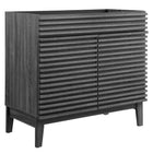 Modway Render 36" Bathroom Vanity Cabinet - Charcoal-7
