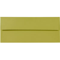 JAM Paper #10 Business Envelopes, 4.125" x 9.5", Chartreuse Green, 500 Pack (21517089h)-#10 business envelopes