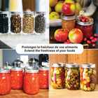 RoboSeal Rechargeable Mason Jar Vacuum Sealer-One touch operation requires no complicated setup, simply align the sealer on the jar lid and press the button