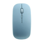 Basic Tech Sl Wireless Mouse - Blue-Compact Design
