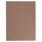 Gry Mattr Notebook - 6" x 8" - Lined - 80 Sheets - Beige-Cover made from almond by-product material