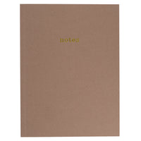 Gry Mattr Notebook - 6" x 8" - Lined - 80 Sheets - Beige-Cover made from almond by-product material