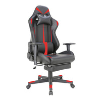 TygerClaw Fabric Gaming Chair with Lumbar Pillow and Leg Rest-Meticulously crafted with a premium design that prioritizes both comfort and functionality