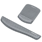 Fellowes PlushTouch Wrist Support, Grey Trellis (9549802)-Soft breathable material withstands daily wear and tear