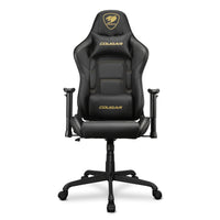 COUGAR Armor Elite Reclining and Tilting Gaming Chair - Black and Gold-Gaming Office Chair with Wraparound and High Backrest Design
