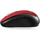 Adesso iMouse S80R Wireless Fabric Optical Mini Mouse - Red-DPI Level: Adjustable from 800 / 1200 / 1600 DPI