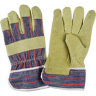 Zenith Safety Fitters Gloves, Large, Grain Pigskin Palm - 12 Pack-Cuff Material: Starched