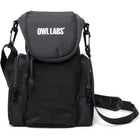Owl Labs Meeting Owl 3 Soft-Sided Carrying Case for Meeting Owl Camera-Carrying case fits the Meeting Owl (all generations), with dedicated pockets to hold cabling, power supply, and the Expansion Mic safely and securely in place while traveling short distances to prevent scratching. 