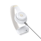 Beats Solo 4 Wireless On-Ear Headphones - Warm White-The carefully balanced flex-grip headband, customisable sliders and ergonomically angled ear cups ensure that Beats Solo 4 are comfortable and stay put to deliver sound optimally to your ears