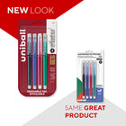 uni-ball Erasable Gel Pens - 0.7mm - Business Colours - 4 Pack-7