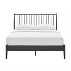 Modway Adair Spindle Metal Queen Platform Bed - Charcoal-Assembly Required