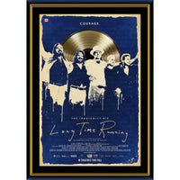 The Tragically Hip Long Time Running with Gold LP - Framed Print - 26" x 34"-Premium music memorabilia
