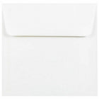 JAM Paper Square Foil Lined Invitation Envelopes - 6 x 6 - White with Gold Foil - 25 Pack-Perfect for personal mail, business mailings, greeting cards, announcements, and so much more!