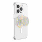 PopSockets PopGrip for MagSafe with Magnetic Adapter Ring - Rainbow Glass-Easily remove the top to wirelessly charge your phone
