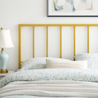Modway Tatum Metal King Headboard - Gold-Contemporary Modern Style