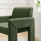 Modway Daven Fabric Upholstered Dining Chair - Foliage-Internal Webbing Support System