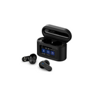 Philips TAT6000 True Wireless Headphones - Black-Smart Charging Case - You can use this case to take calls, control playback and noise cancelling, tweak bass and treble, or find a missing earbud. The 1.47" touchscreen also features a clock and a timer, plus a torch function that emits bright white light. A true multitasker, the case can even take photos by remotely triggering the camera on your connected device.